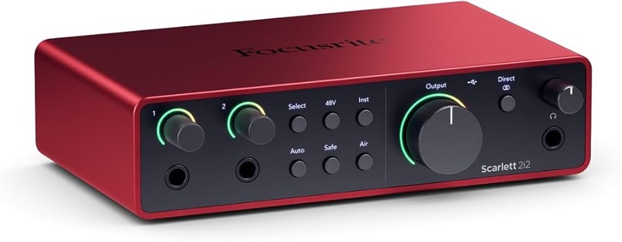 Obodo Focusrite Scarlett 2i2 4th Gen Audio Interface